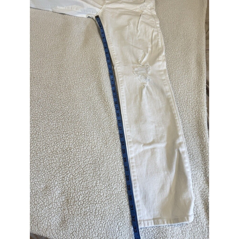 Men's Geno Renegade True Religion Sz 31 Distressed Ripped Relaxed Slim Fit Jeans - Picture 5 of 6